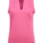 Leya Sleeveless Golf Top Hot Pink Women J.Lindeberg Clothing 66XF2635