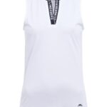 Leya Sleeveless Golf Top White Women J.Lindeberg Clothing 66XF2634