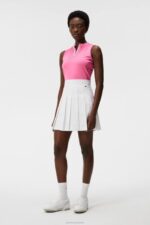 Leya Sleeveless Top Azalea Pink Women J.Lindeberg Clothing 66XF1395 - Image 2