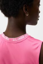 Leya Sleeveless Top Azalea Pink Women J.Lindeberg Clothing 66XF1395 - Image 4