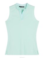 Leya Sleeveless Top Honeydew Women J.Lindeberg Clothing 66XF1393 - Image 5