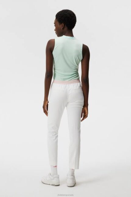 Leya Sleeveless Top Honeydew Women J.Lindeberg Clothing 66XF1393