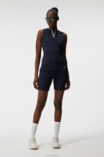 Leya Sleeveless Top Navy Women J.Lindeberg Clothing 66XF1476 - Image 2