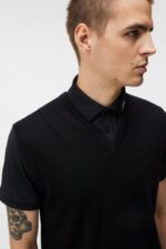 Liam Knitted Vest Black Men J.Lindeberg Clothing 66XF544 - Image 3