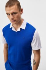 Liam Knitted Vest Surf the Web Men J.Lindeberg Clothing 66XF562 - Image 3