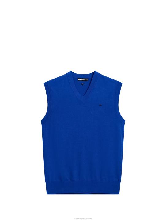 Liam Knitted Vest Surf the Web Men J.Lindeberg Clothing 66XF562 - Image 5