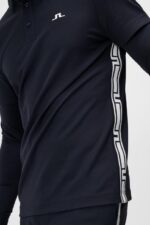 Liam Long Sleeve Polo Navy Men J.Lindeberg Clothing 66XF216 - Image 4