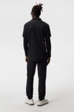 Liam Polo Black Men J.Lindeberg Clothing 66XF73 - Image 2