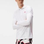 Liam Polo White Men J.Lindeberg Clothing 66XF72