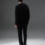 Liam Velvet Pants Black Men J.Lindeberg Clothing 66XF2546