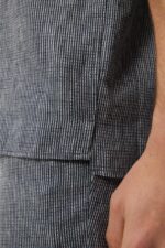 Linen Mix Relax Shirt Navy Men J.Lindeberg Clothing 66XF1169 - Image 5