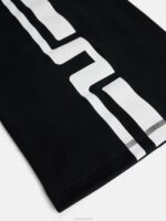 Logo Neck Gaiter Black Men J.Lindeberg Accessory 66XF749 - Image 2