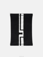 Logo Neck Gaiter Black Men J.Lindeberg Accessory 66XF749
