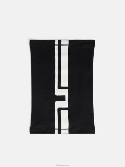 Logo Neck Gaiter Black Men J.Lindeberg Accessory 66XF749