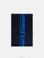 Logo Neck Gaiter Navy Men J.Lindeberg Accessory 66XF750
