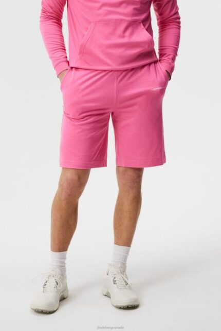Logo Shorts Azalea Pink Men J.Lindeberg Clothing 66XF573