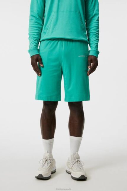 Logo Shorts Bright Aqua Men J.Lindeberg Clothing 66XF571