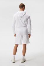 Logo Shorts White Men J.Lindeberg Clothing 66XF574 - Image 2