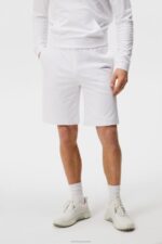 Logo Shorts White Men J.Lindeberg Clothing 66XF574