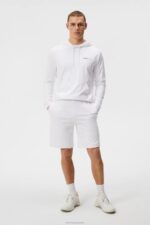 Logo Shorts White Men J.Lindeberg Clothing 66XF574 - Image 3