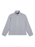 Lorentz Mid Layer Light Grey Melange Men J.Lindeberg Clothing 66XF543 - Image 5
