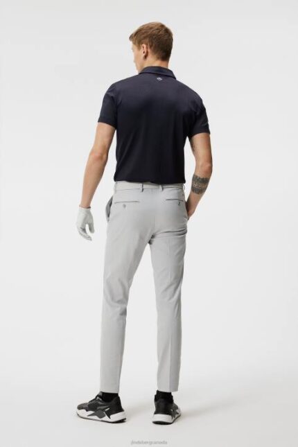 Lowell Slim Fit Polo Navy Men J.Lindeberg Clothing 66XF331