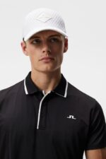 Luca Polo Black Men J.Lindeberg Clothing 66XF263 - Image 4