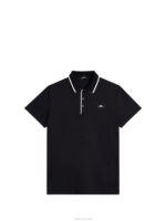 Luca Polo Black Men J.Lindeberg Clothing 66XF263 - Image 6