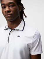 Luca Polo White Men J.Lindeberg Clothing 66XF264 - Image 4