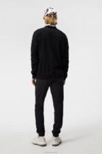 Lucas Knitted Cardigan Black Men J.Lindeberg Clothing 66XF550 - Image 2