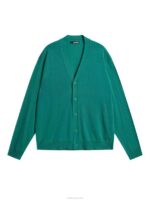 Lucas Knitted Cardigan Proud Peacock Men J.Lindeberg Clothing 66XF551 - Image 6