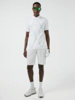 Luka Knitted Golf Polo White Men J.Lindeberg Clothing 66XF2082 - Image 3