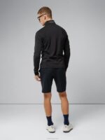 Luke Half Zip Mid Layer Black Men J.Lindeberg Clothing 66XF669 - Image 2