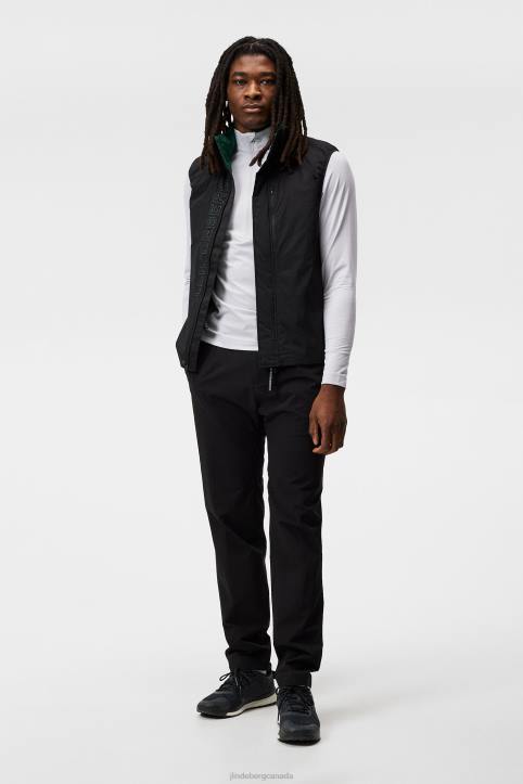 Luke Half Zip Mid Layer Light Grey Melange Men J.Lindeberg Clothing 66XF616 - Image 2