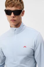 Luke Half Zip Mid Layer Skyway Men J.Lindeberg Clothing 66XF529 - Image 4