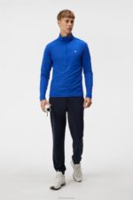 Luke Half Zip Mid Layer Surf the Web Men J.Lindeberg Clothing 66XF530 - Image 3
