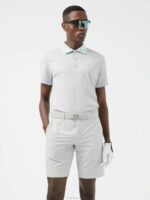 Lux Bridge Golf Polo Micro Chip Men J.Lindeberg Clothing 66XF2078