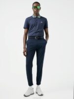 Lux Bridge Golf Polo Navy Men J.Lindeberg Clothing 66XF2080 - Image 3