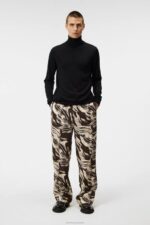 Lyd Merino Turtleneck Sweater Black Men J.Lindeberg Clothing 66XF1006 - Image 2