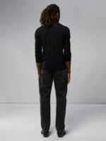Lyd Merino Turtleneck Sweater Black Men J.Lindeberg Clothing 66XF2319