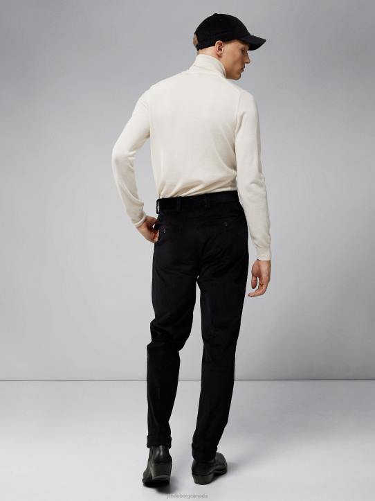 Lyd Merino Turtleneck Sweater Cloud White Men J.Lindeberg Clothing 66XF2317 - Image 1