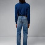 Lyd Merino Turtleneck Sweater Nautical Blue Mouline Men J.Lindeberg Clothing 66XF2318