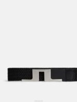 Lykke Braided Belt Black Women J.Lindeberg Accessory 66XF1950 - Image 2