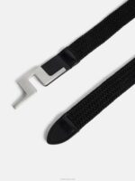 Lykke Braided Belt Black Women J.Lindeberg Accessory 66XF1950