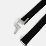 Lykke Braided Belt Black Women J.Lindeberg Accessory 66XF1993