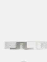 Lykke Braided Belt White Women J.Lindeberg Accessory 66XF1949 - Image 2