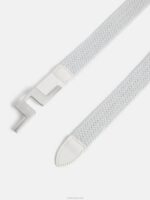 Lykke Braided Belt White Women J.Lindeberg Accessory 66XF1949