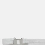 Lykke Braided Belt White Women J.Lindeberg Accessory 66XF1994