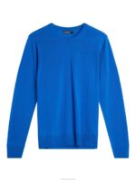 Lyle Light Merino Sweater Lapis Blue Men J.Lindeberg Clothing 66XF1055 - Image 4