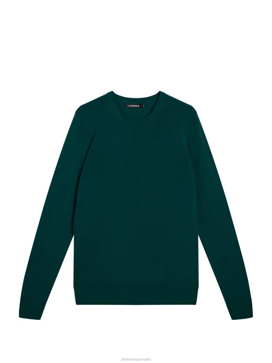 Lyle Light Merino Sweater Rain Forest Men J.Lindeberg Clothing 66XF1057 - Image 5
